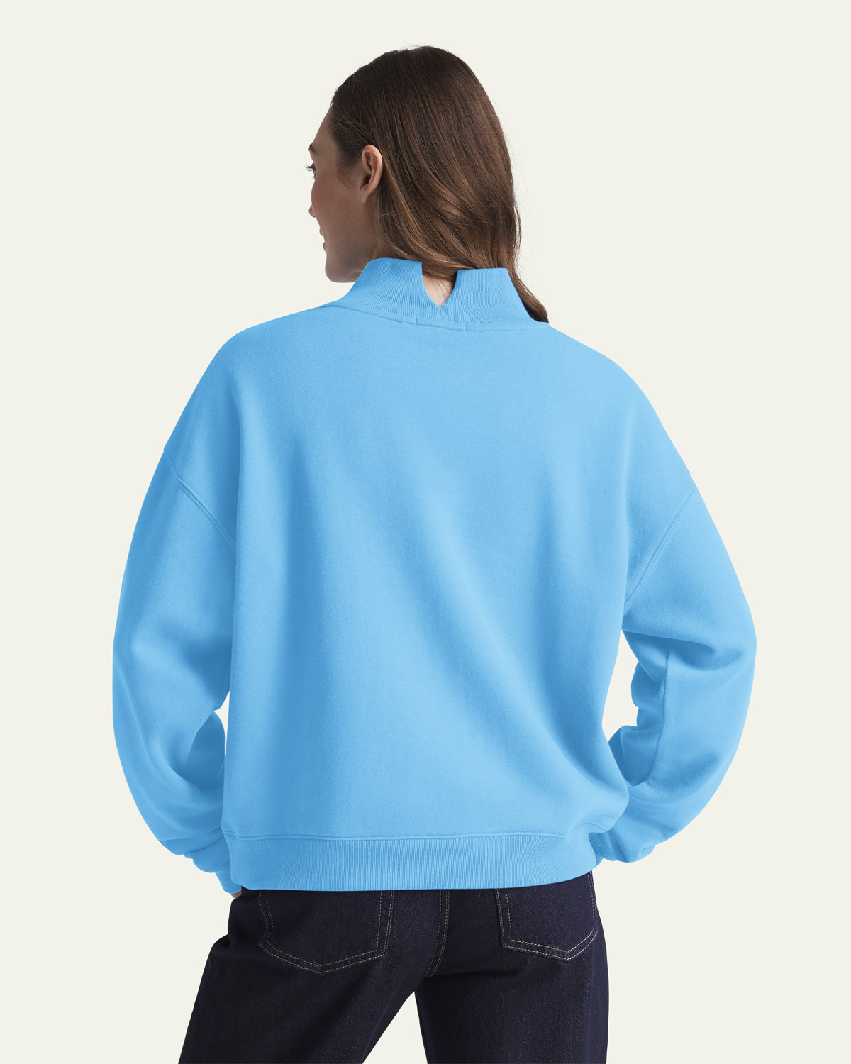 PHILADELPHIA PHILLIES COOPERST VARSITY HOUSE '47 WOMEN'S MOCK NECK PULLOVER
