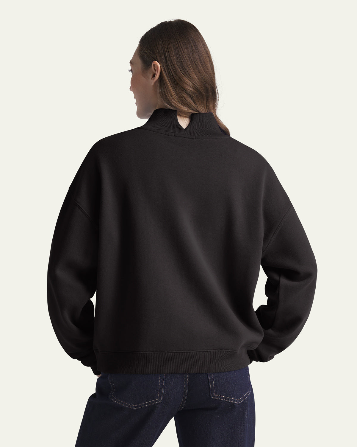 SAN FRANCISCO GIANTS COOPERSTOWN VARSITY HOUSE '47 MOCK NECK PULLOVER WOMENS
