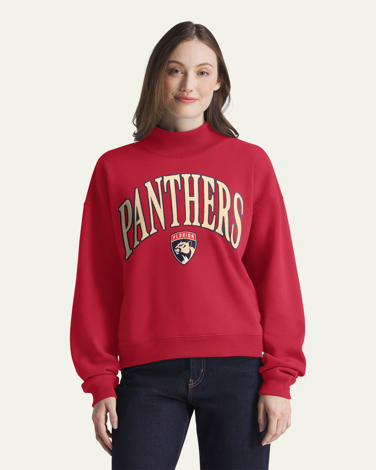 FLORIDA PANTHERS VANTAGE '47 WOMEN'S MOCK NECK PULLOVER