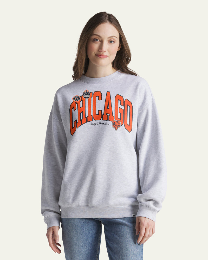 CHICAGO BEARS STONEY CLOVER LANE X '47 WOMEN'S OVERSIZED CREW