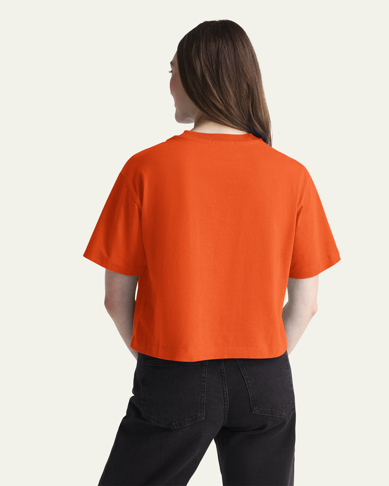 BALTIMORE ORIOLES COOPERSTOWN VARSITY HOUSE '47 WOMEN'S REED CITY TEE