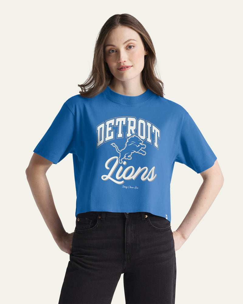 DETROIT LIONS STONEY CLOVER LANE X '47 WOMEN'S REED CITY TEE