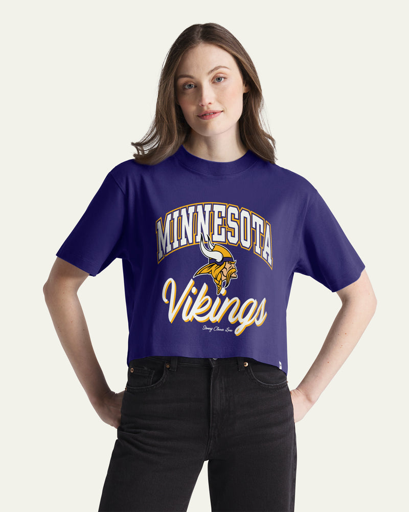 MINNESOTA VIKINGS STONEY CLOVER LANE X '47 WOMEN'S REED CITY TEE