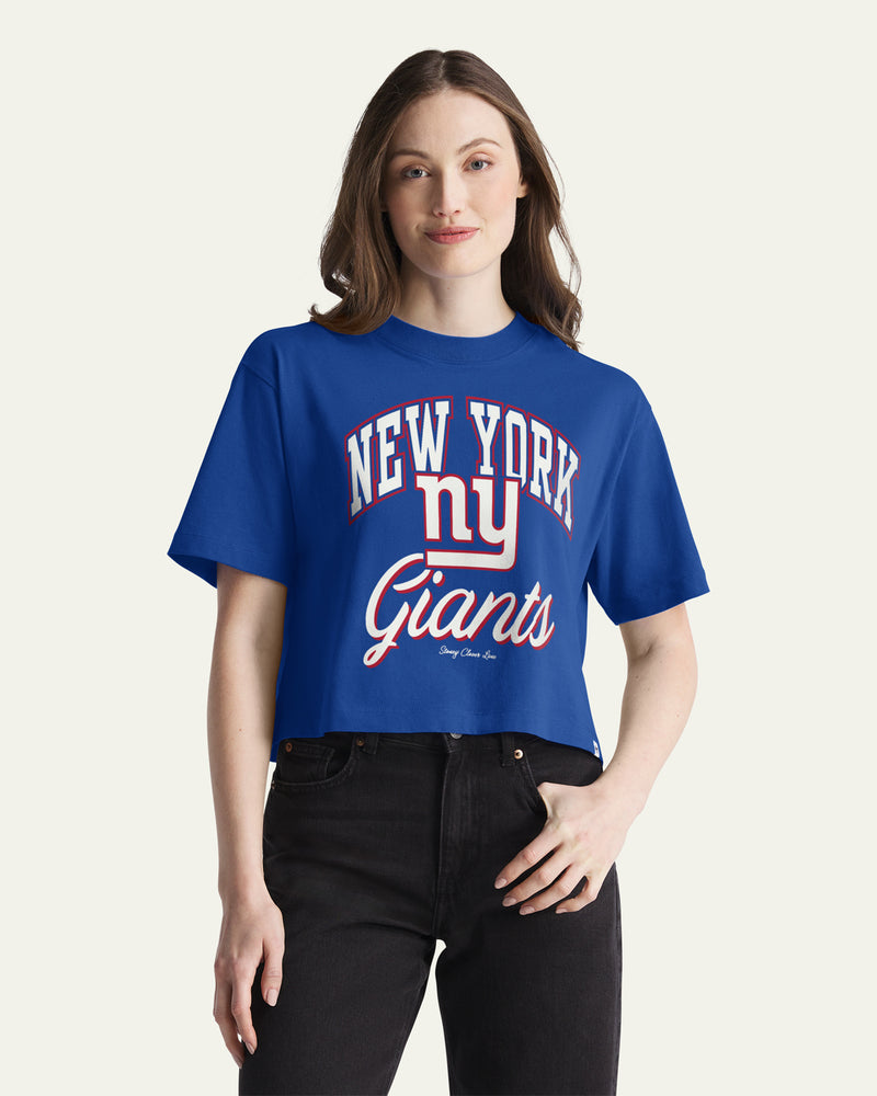 NEW YORK GIANTS STONEY CLOVER LANE X '47 WOMEN'S REED CITY TEE
