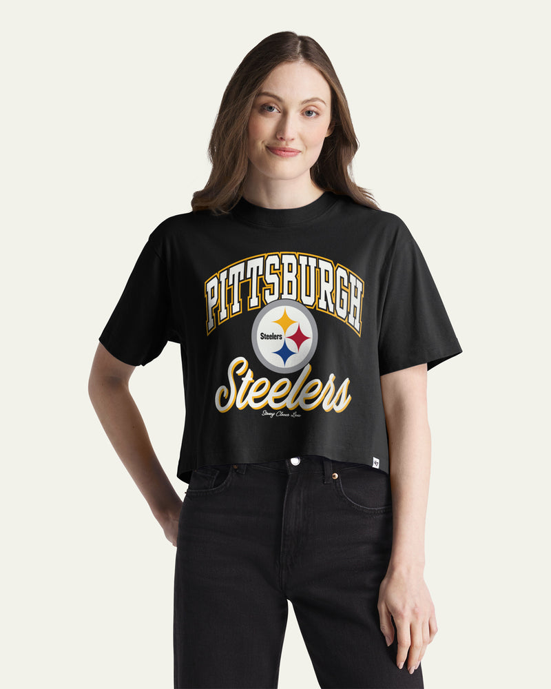 PITTSBURGH STEELERS STONEY CLOVER LANE X '47 WOMEN'S REED CITY TEE