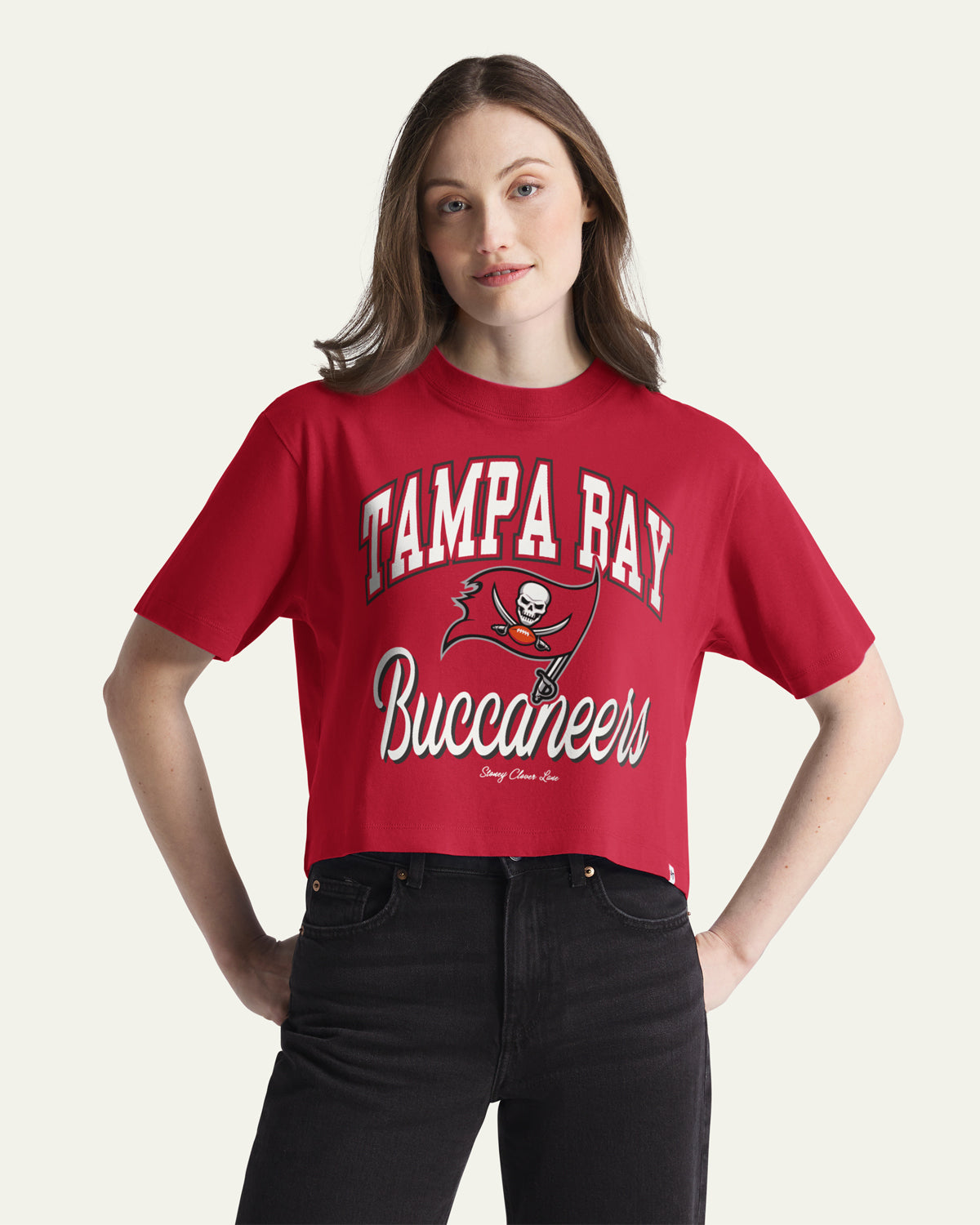 TAMPA BAY BUCCANEERS STONEY CLOVER LANE X '47 WOMEN'S REED CITY TEE