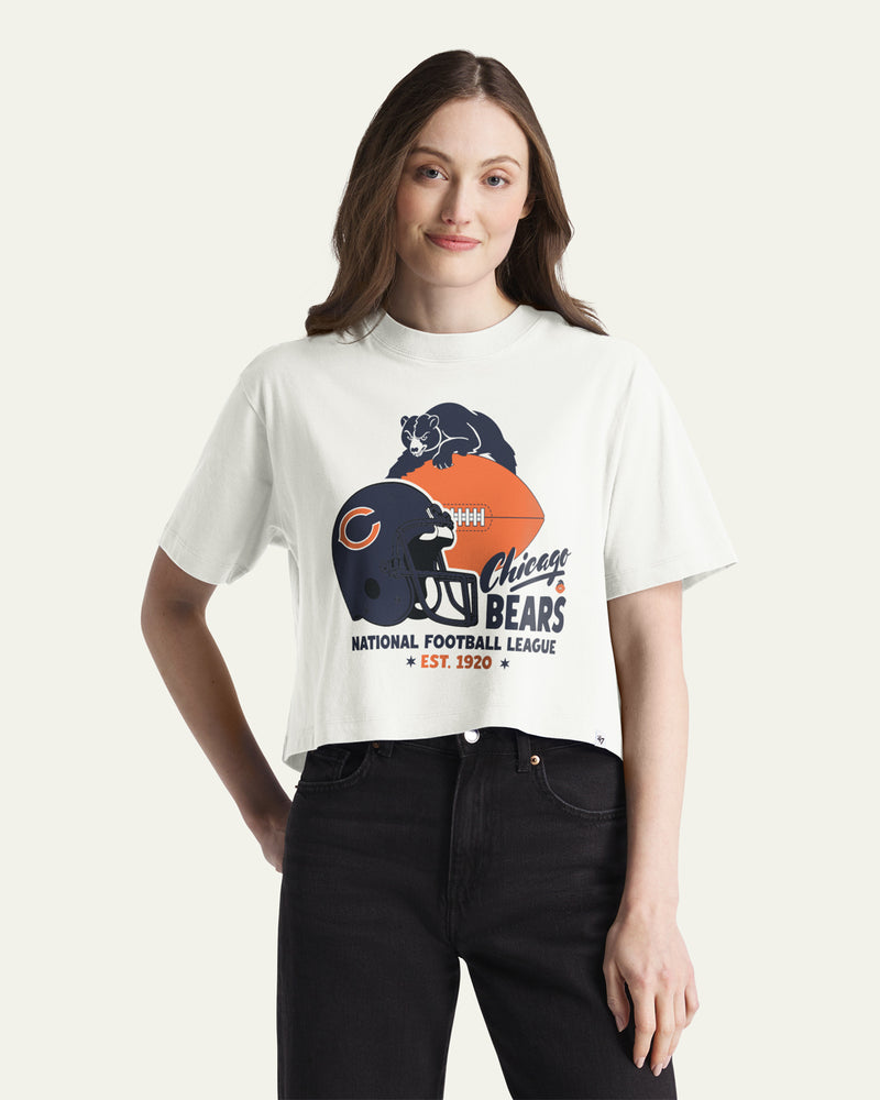 CHICAGO BEARS HISTORIC VARSITY HOUSE '47 WOMEN'S REED CITY TEE