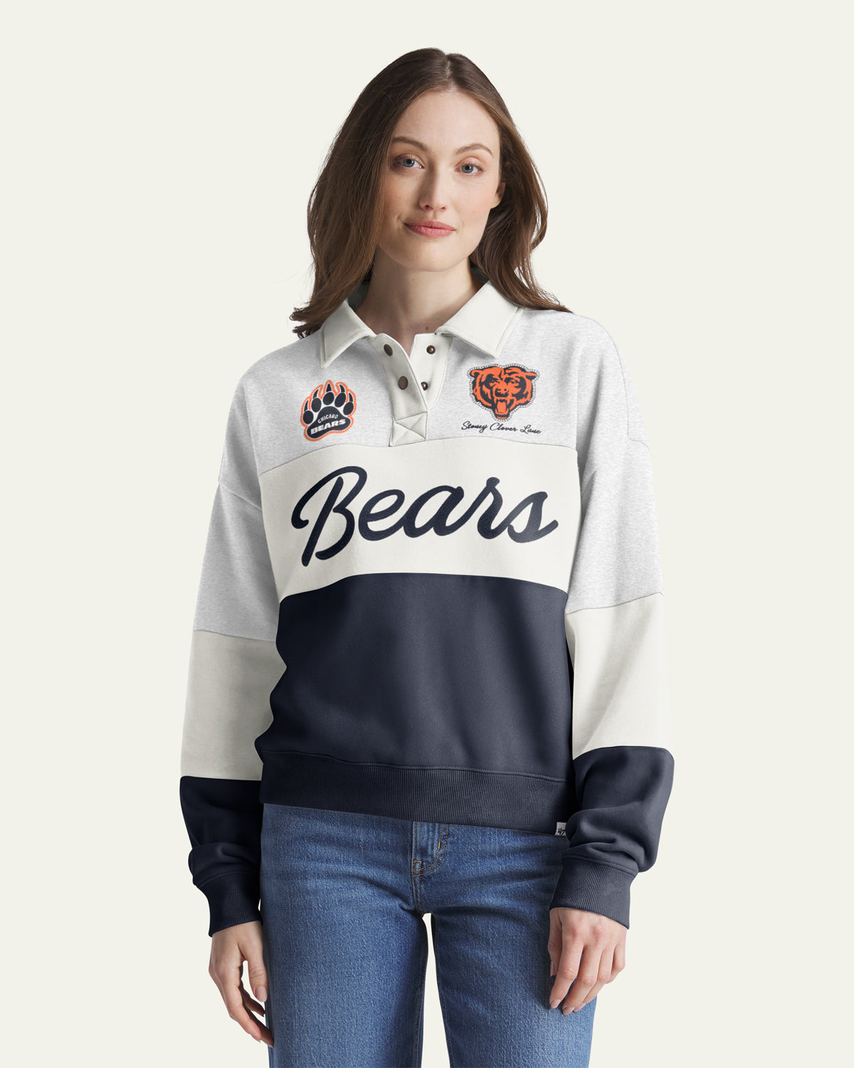 CHICAGO BEARS STONEY CLOVER LANE X '47 RUGBY SWEATSHIRT