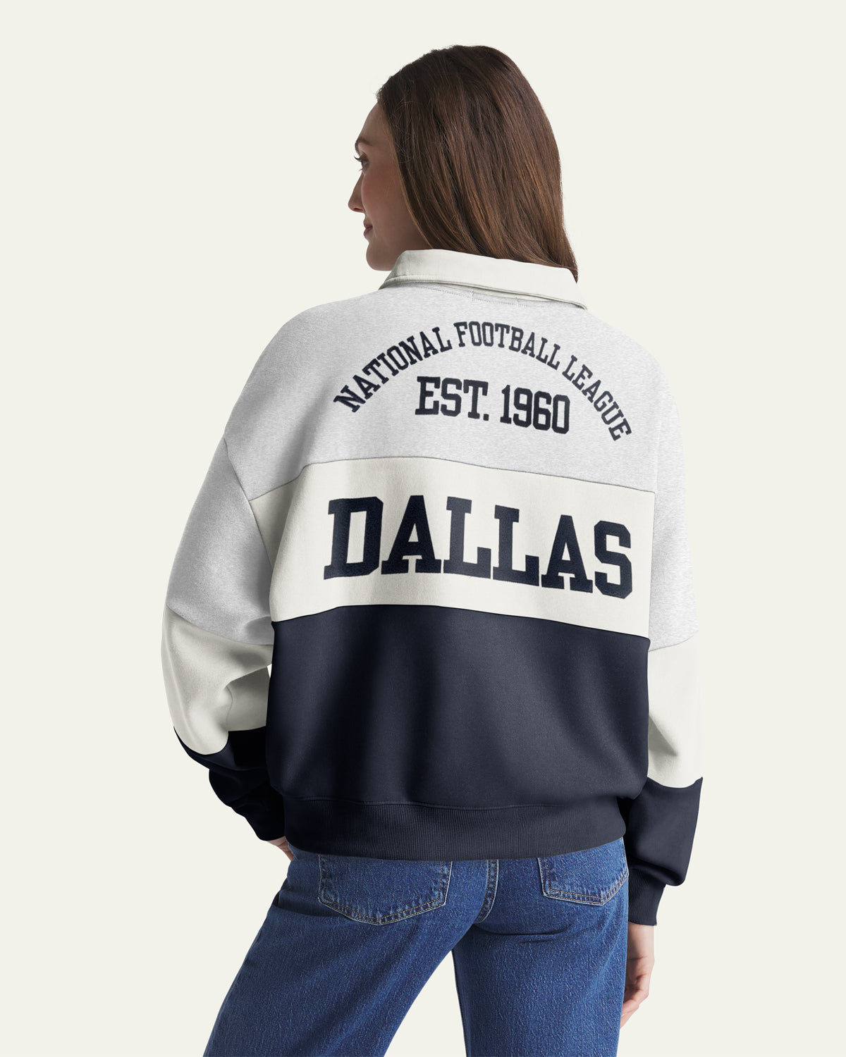 DALLAS COWBOYS STONEY CLOVER LANE X '47 RUGBY SWEATSHIRT