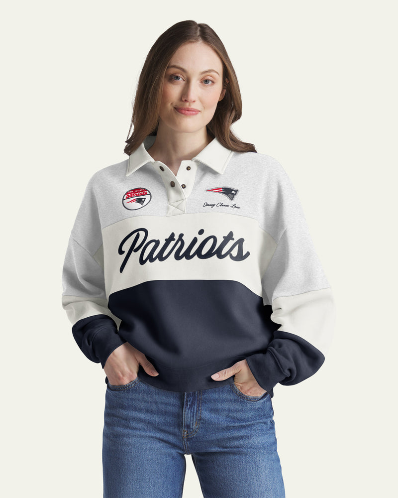NEW ENGLAND PATRIOTS STONEY CLOVER LANE X '47 RUGBY SWEATSHIRT