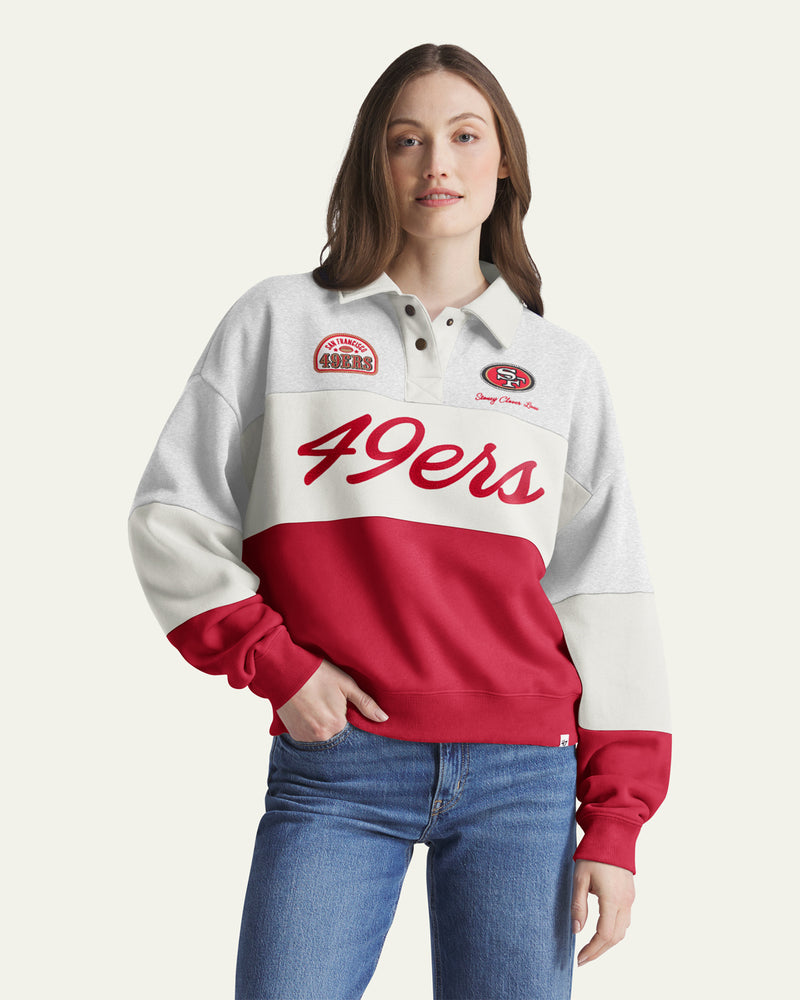 SAN FRANCISCO 49ERS STONEY CLOVER LANE X '47 RUGBY SWEATSHIRT