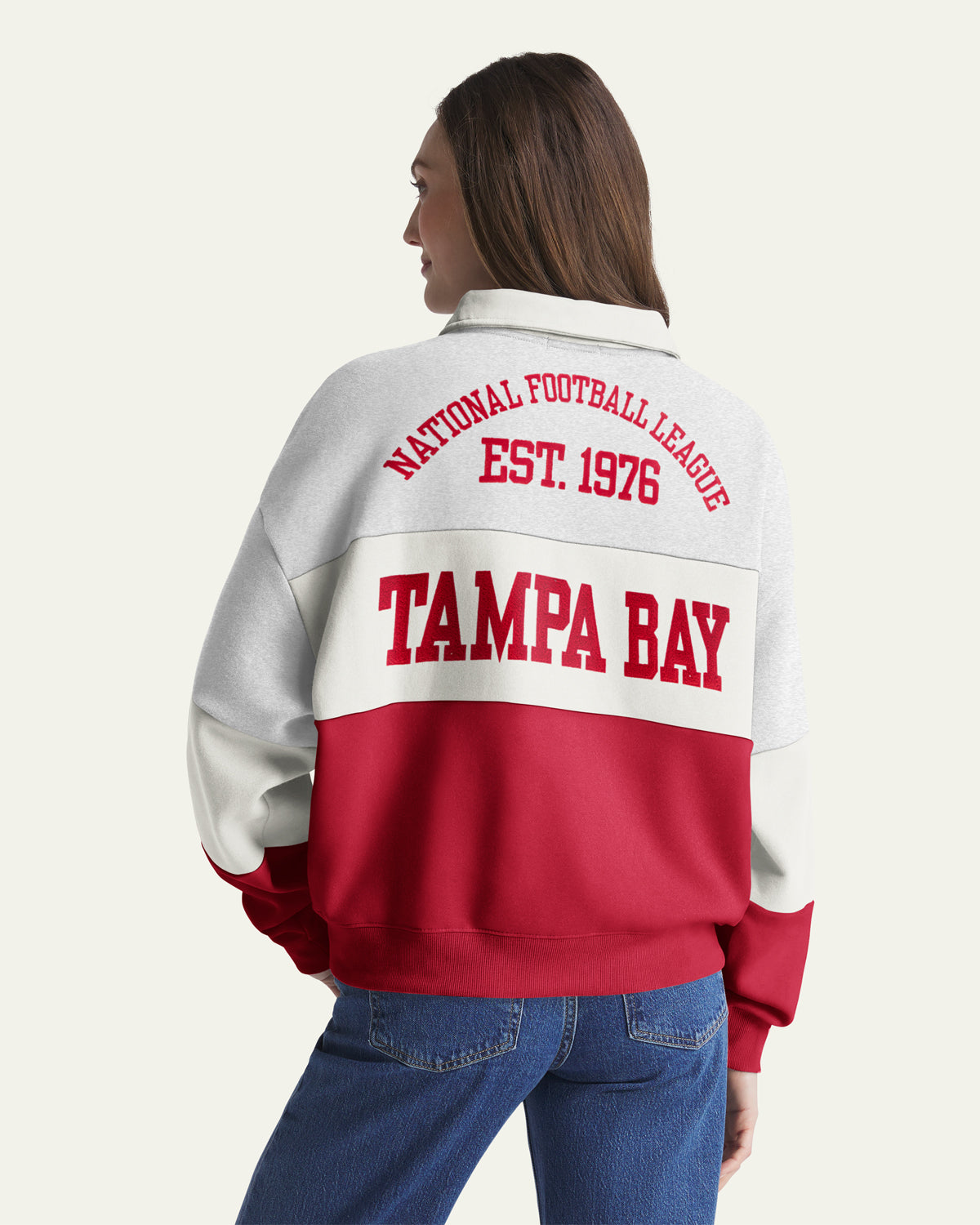 TAMPA BAY BUCCANEERS STONEY CLOVER LANE X '47 RUGBY SWEATSHIRT