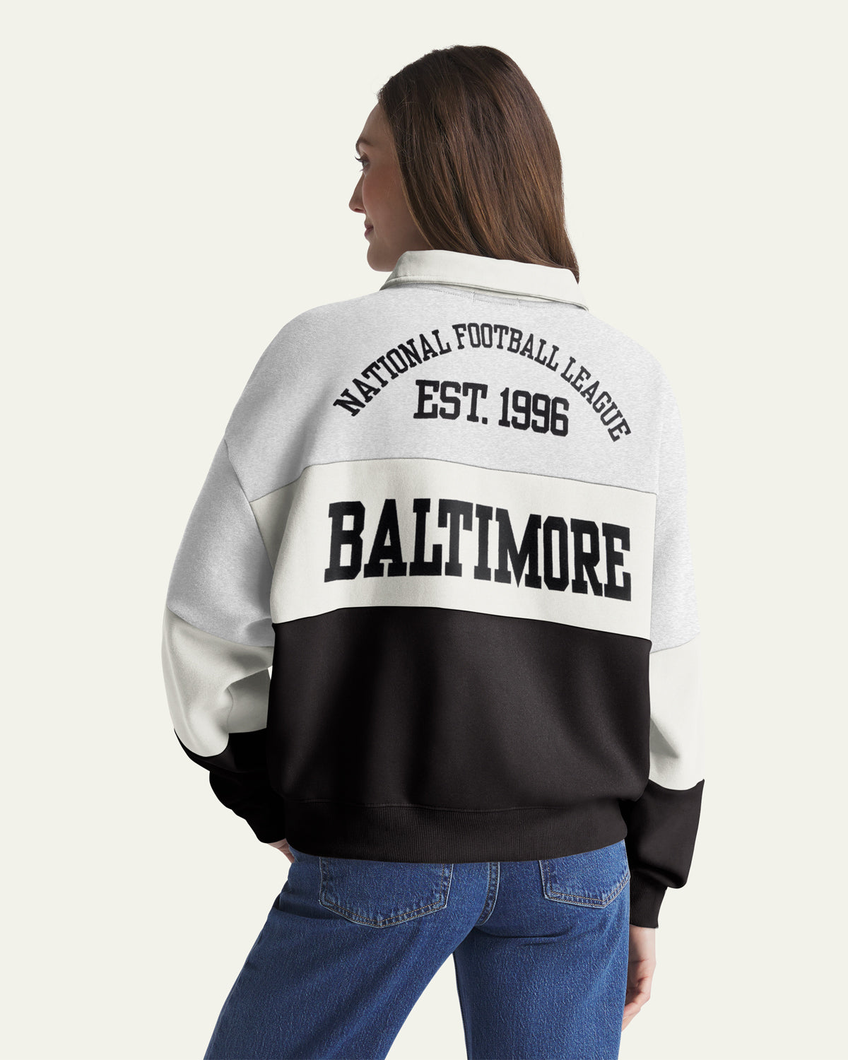 BALTIMORE RAVENS STONEY CLOVER LANE X '47 RUGBY SWEATSHIRT