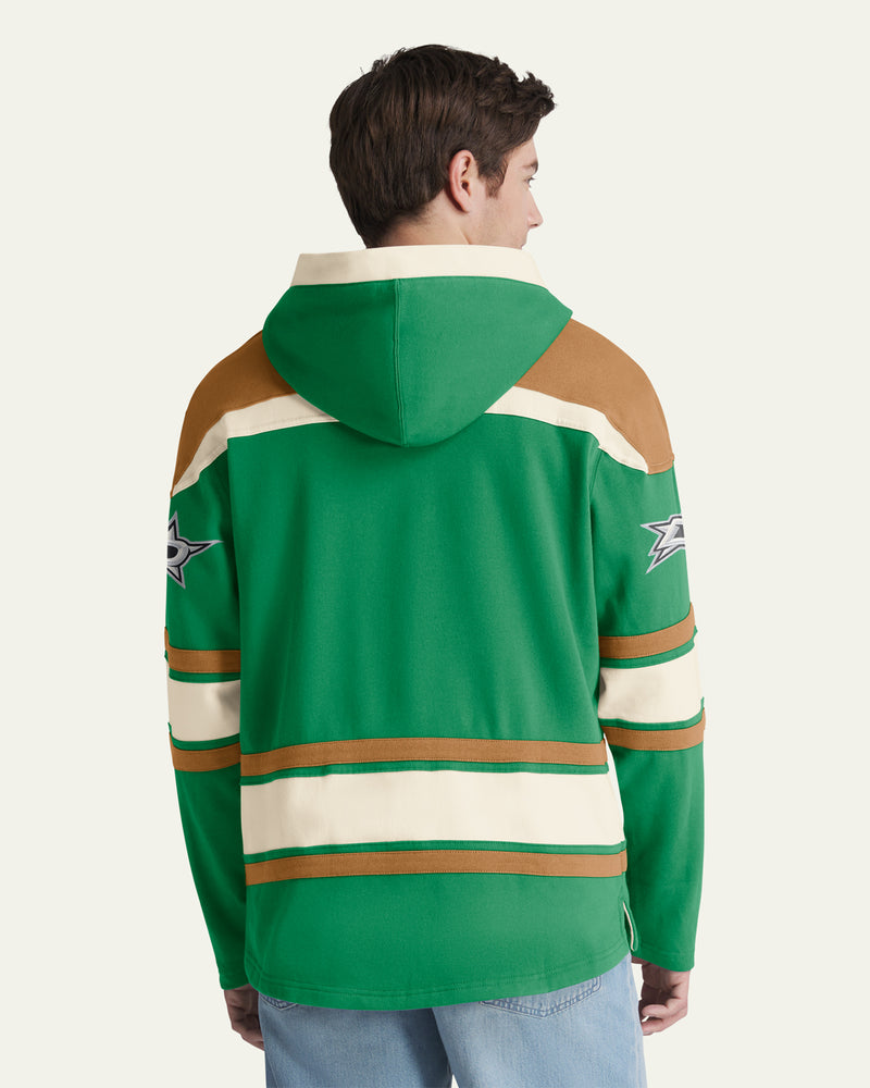 DALLAS STARS BLOCK SCRIPT SUPERIOR '47 LACER HOOD