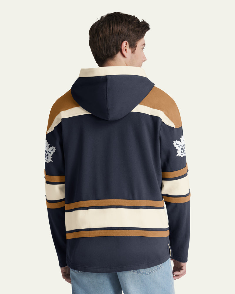 TORONTO MAPLE LEAFS BLOCK SCRIPT SUPERIOR '47 LACER HOOD