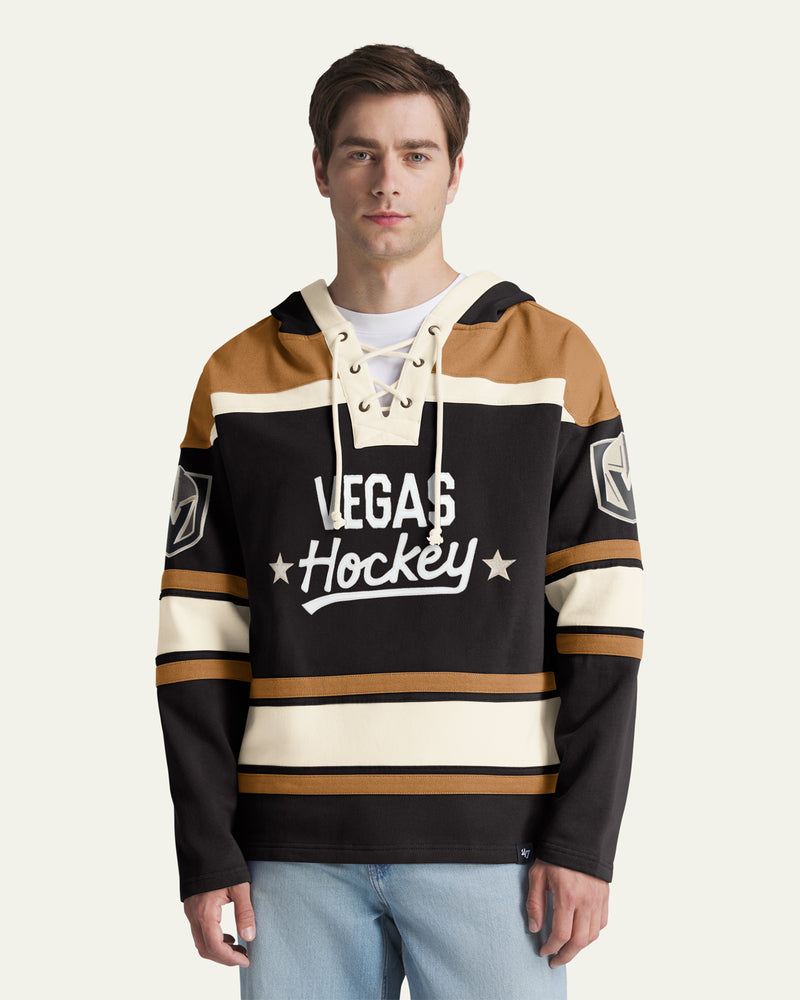 VEGAS GOLDEN KNIGHTS BLOCK SCRIPT SUPERIOR '47 LACER HOOD