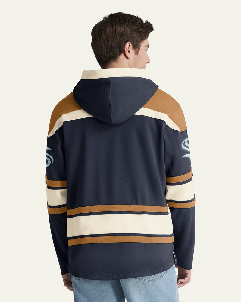 SEATTLE KRAKEN BLOCK SCRIPT SUPERIOR '47 LACER HOOD