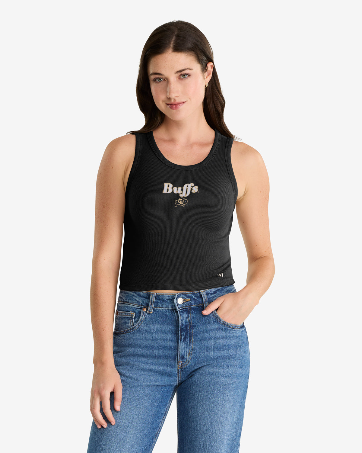 COLORADO BUFFALOES STRAIGHT CUT '47 BABY RIB TANK WOMENS