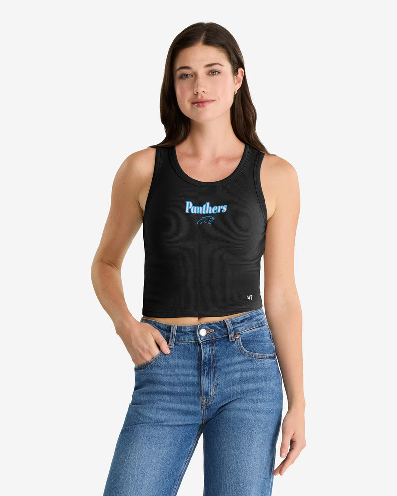 CAROLINA PANTHERS STRAIGHT CUT '47 BABY RIB TANK WOMENS
