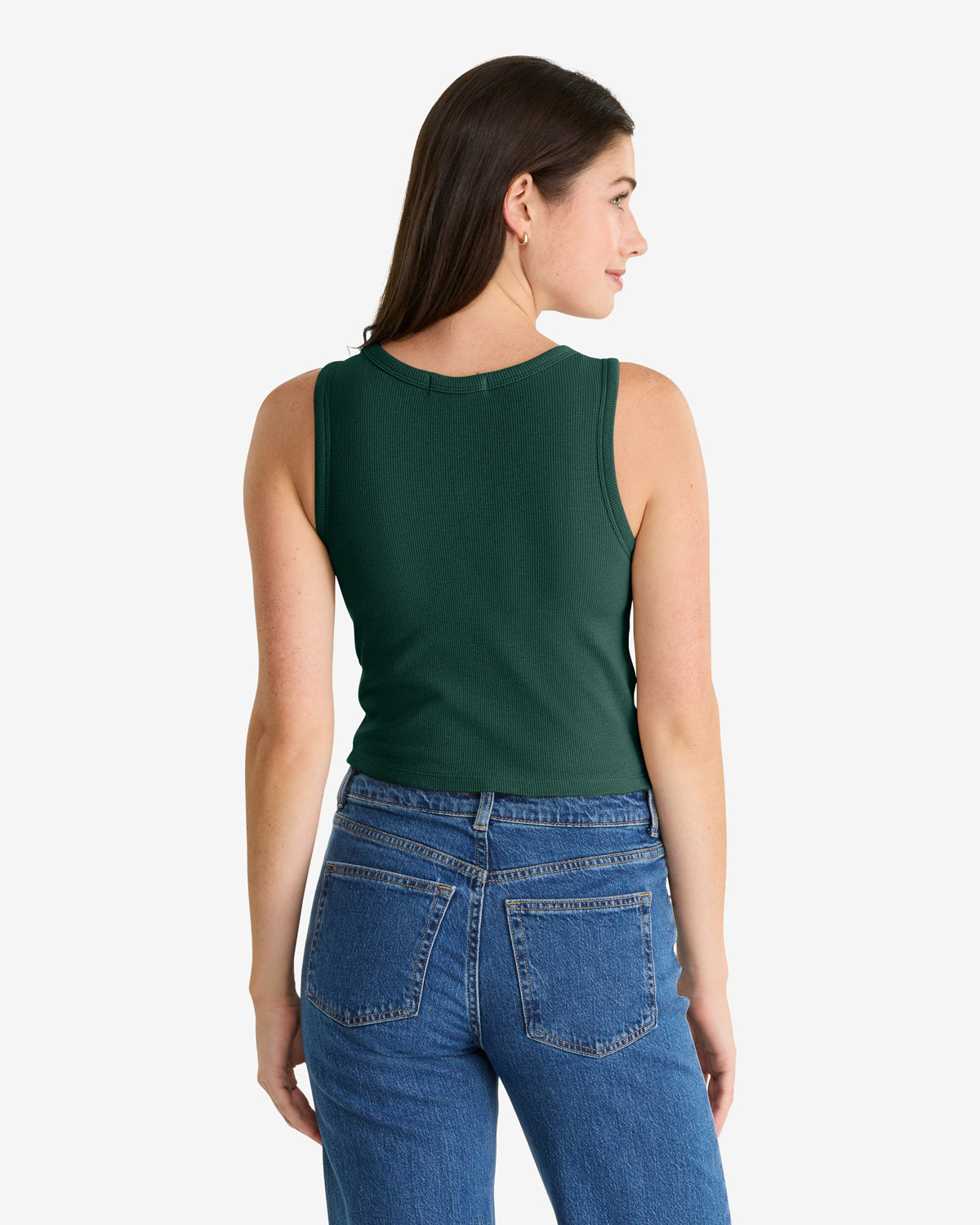 GREEN BAY PACKERS STRAIGHT CUT '47 BABY RIB TANK WOMENS