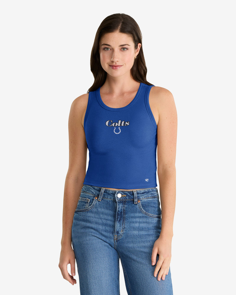 INDIANAPOLIS COLTS STRAIGHT CUT '47 BABY RIB TANK WOMENS