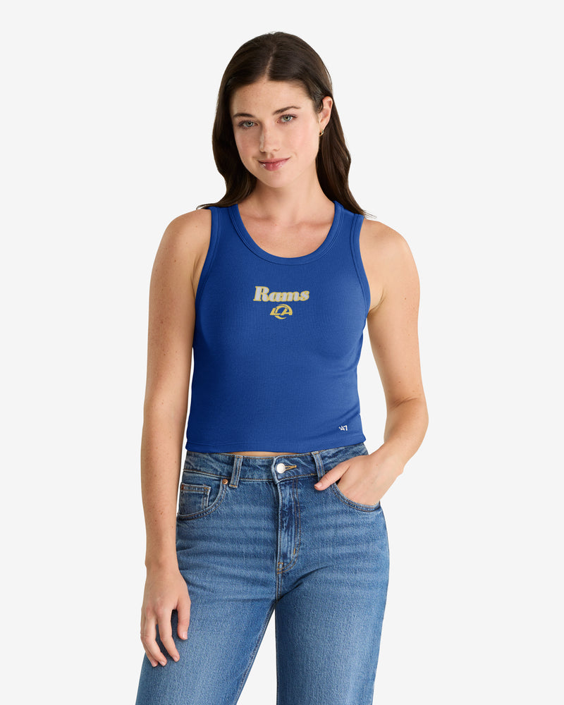 LOS ANGELES RAMS STRAIGHT CUT '47 BABY RIB TANK WOMENS