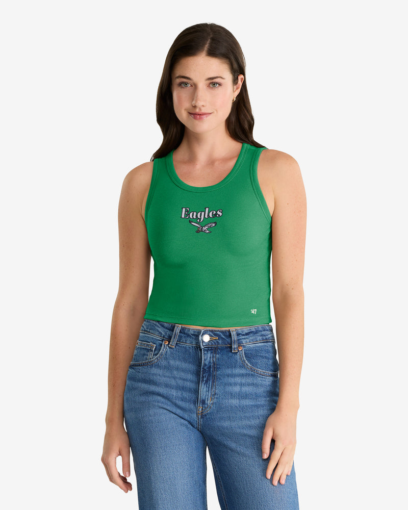 Philadelphia Eagles Historic Straight Cut '47 Baby Rib Tank Womens