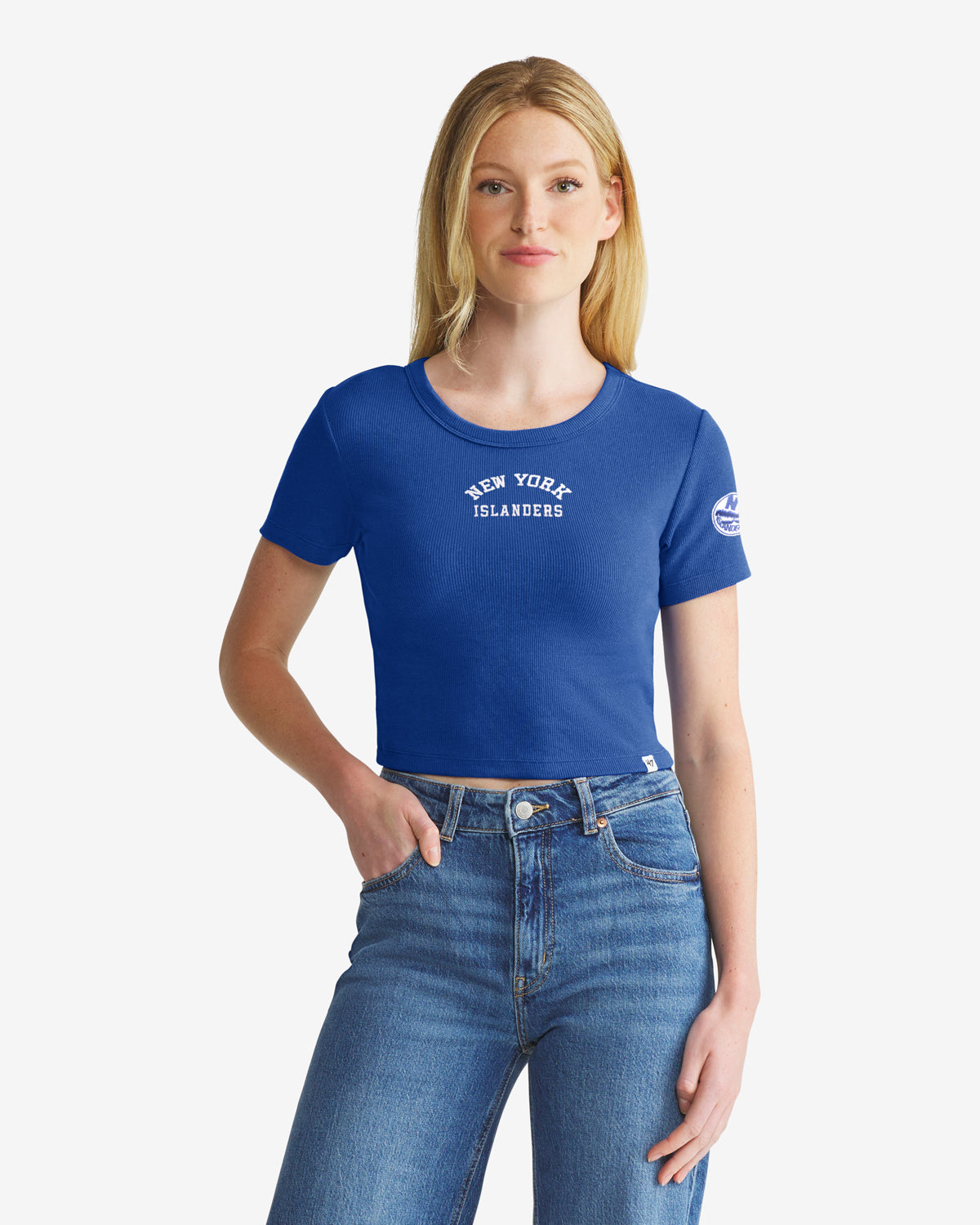 NEW YORK ISLANDERS SPIRITED '47 WOMEN'S BABY RIB TEE