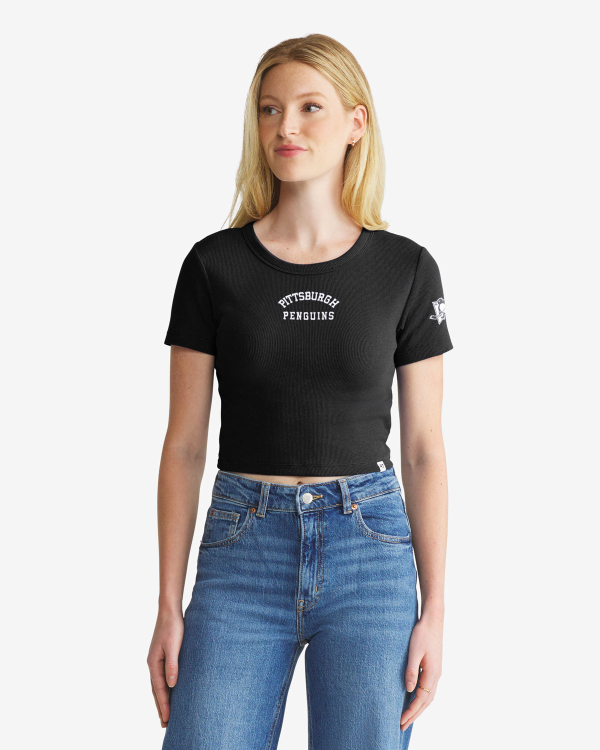 PITTSBURGH PENGUINS SPIRITED '47 WOMEN'S BABY RIB TEE