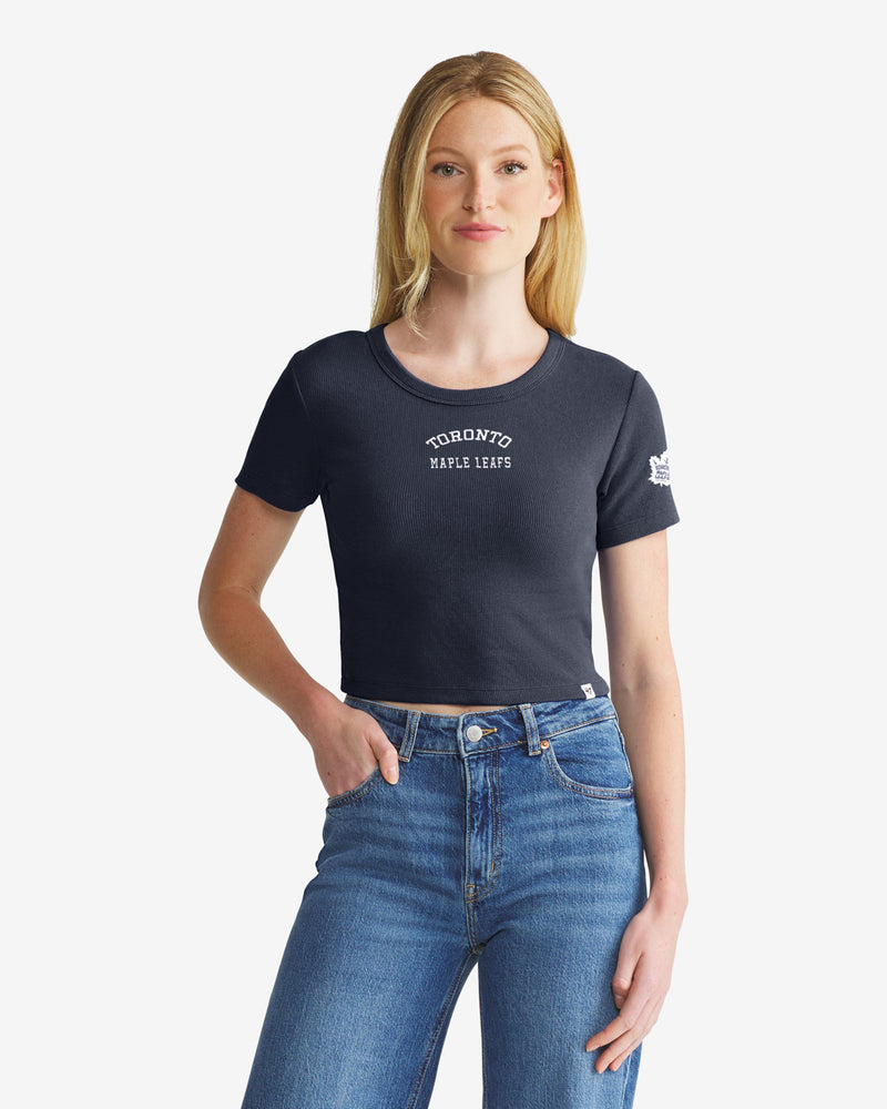 TORONTO MAPLE LEAFS SPIRITED '47 WOMEN'S BABY RIB TEE