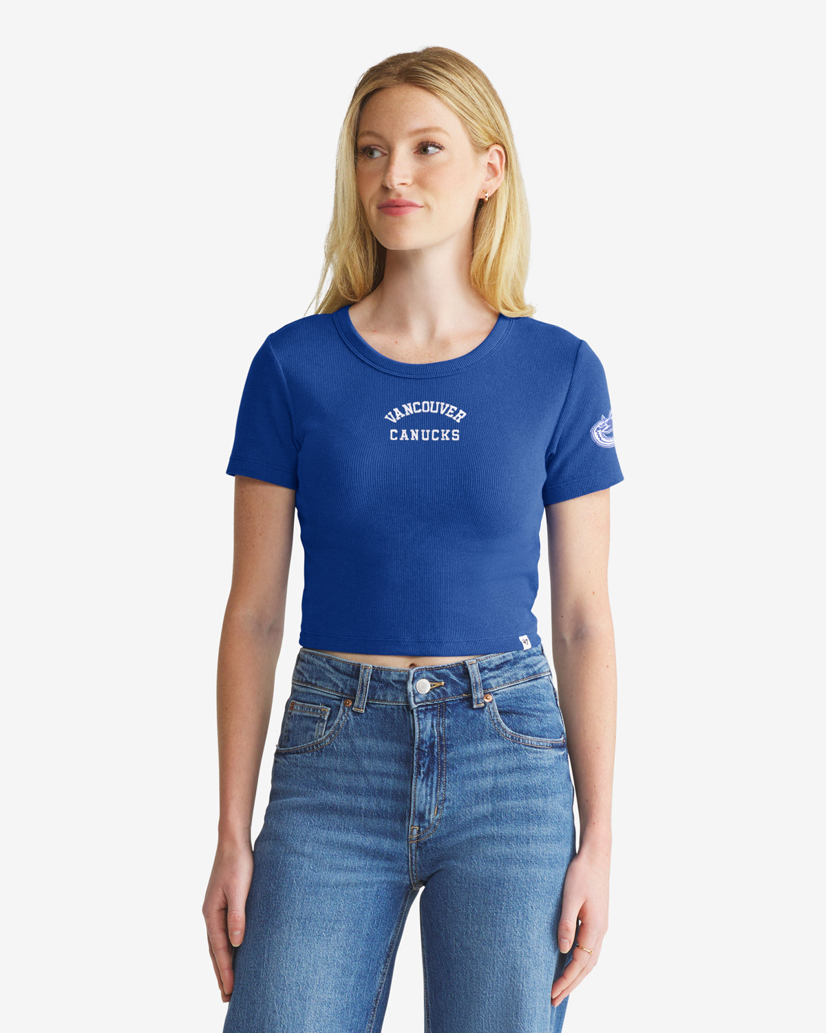 VANCOUVER CANUCKS SPIRITED '47 WOMEN'S BABY RIB TEE