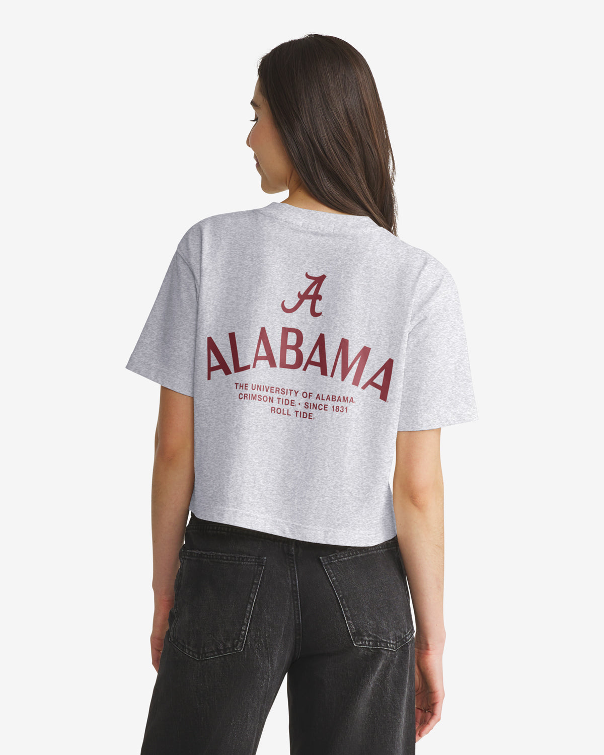 ALABAMA CRIMSON TIDE HADRIAN '47 FOUNDATION CROP TEE WOMENS