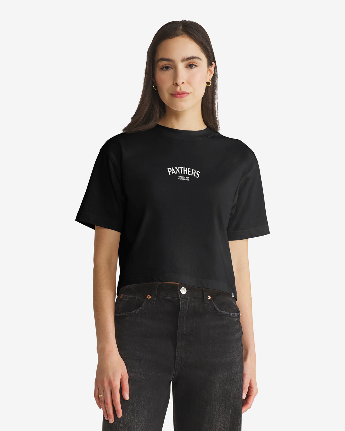 CAROLINA PANTHERS HADRIAN '47 FOUNDATION CROP TEE WOMENS