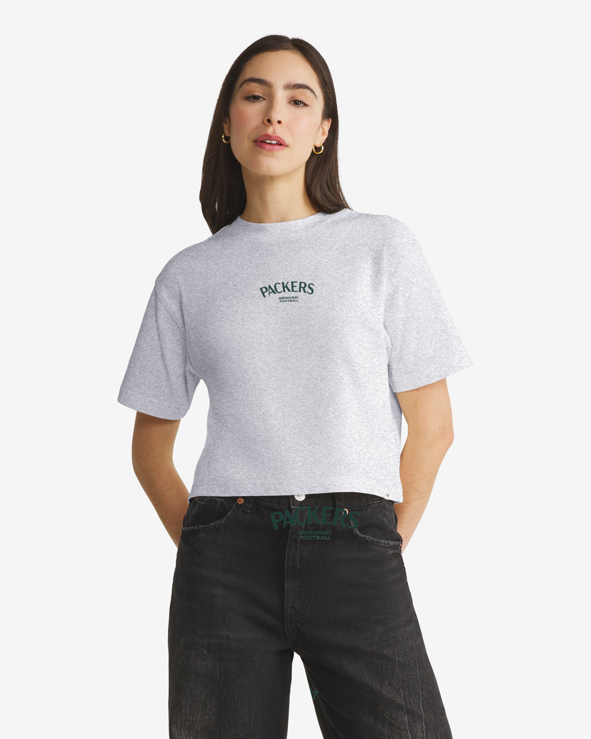 GREEN BAY PACKERS HADRIAN '47 FOUNDATION CROP TEE WOMENS