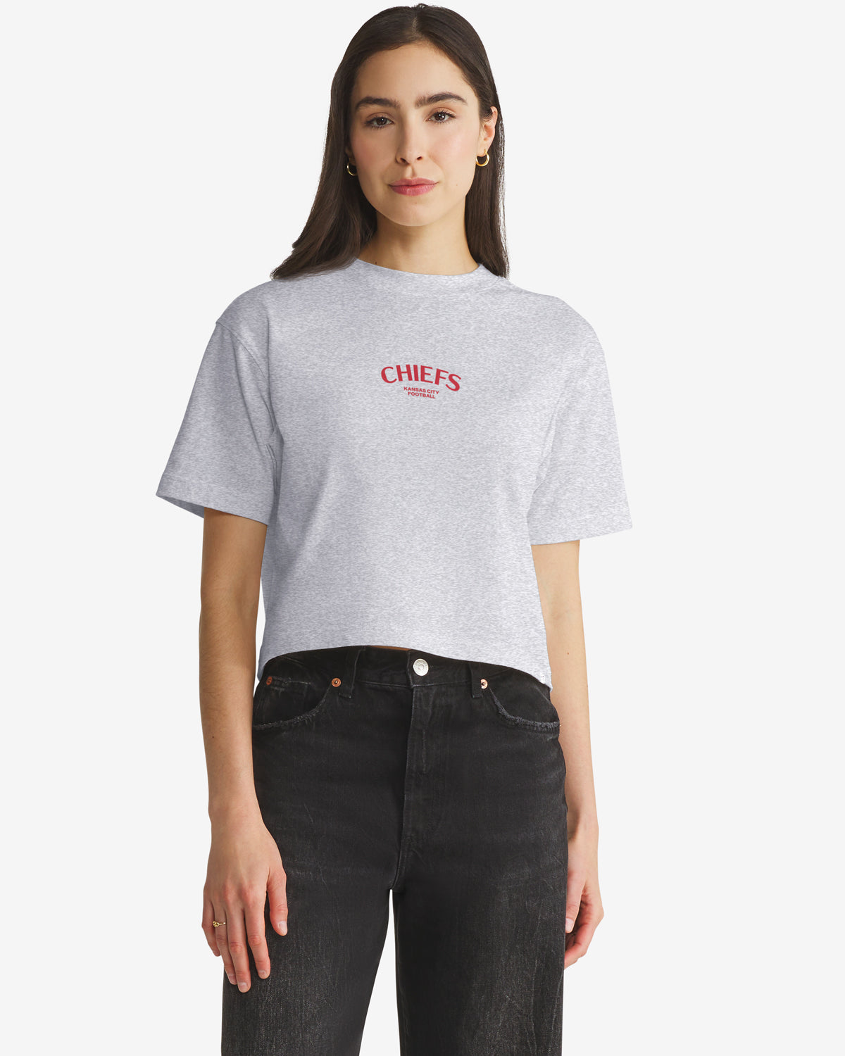 KANSAS CITY CHIEFS HADRIAN '47 FOUNDATION CROP TEE WOMENS