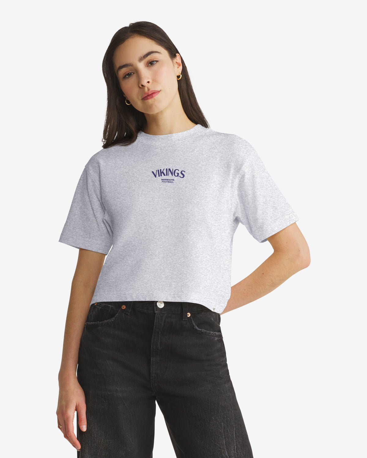 MINNESOTA VIKINGS HADRIAN '47 FOUNDATION CROP TEE WOMENS