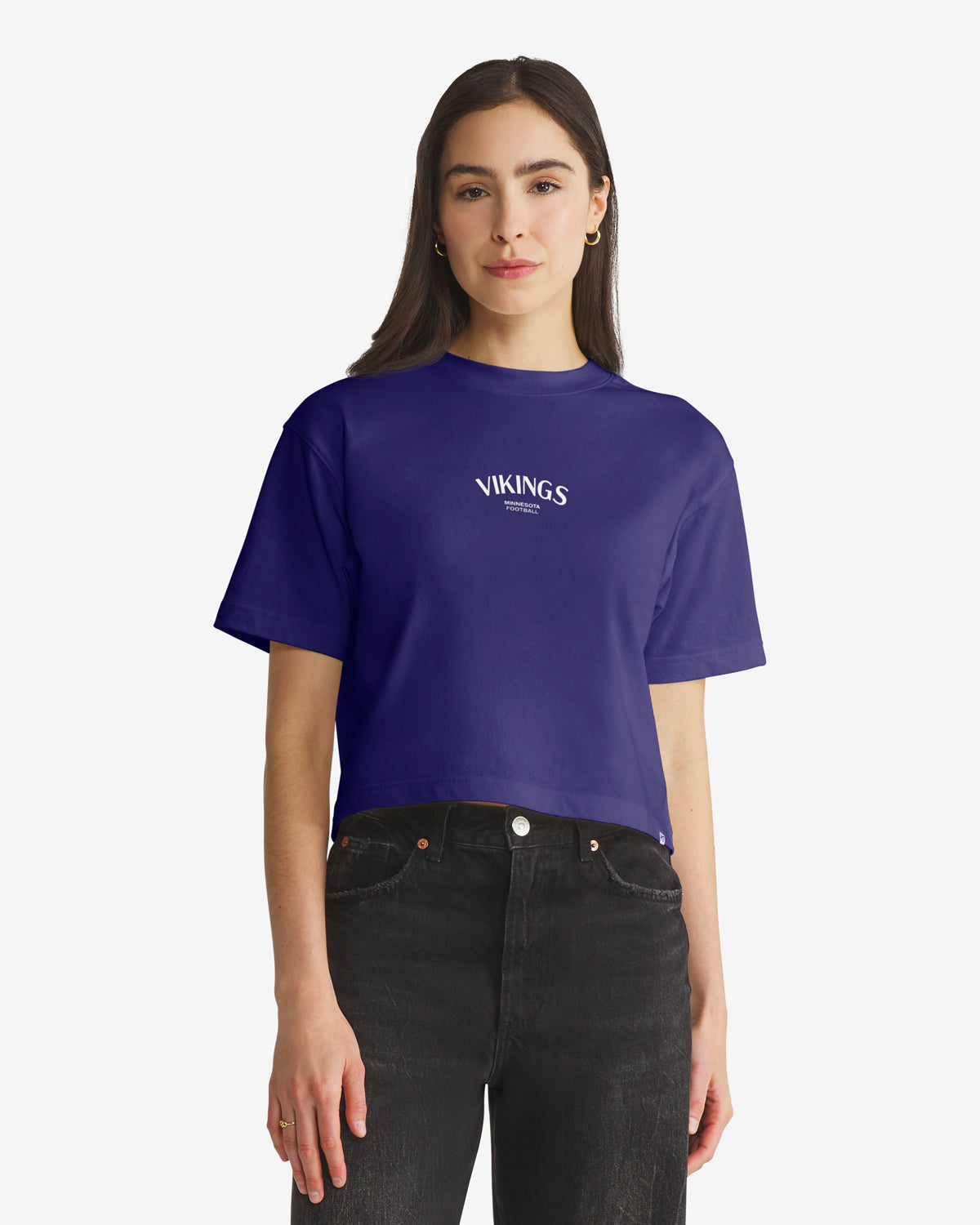 MINNESOTA VIKINGS HADRIAN '47 FOUNDATION CROP TEE WOMENS