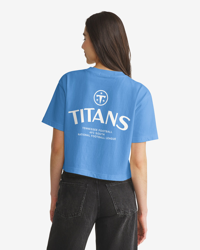 TENNESSEE TITANS HADRIAN '47 FOUNDATION CROP TEE WOMENS