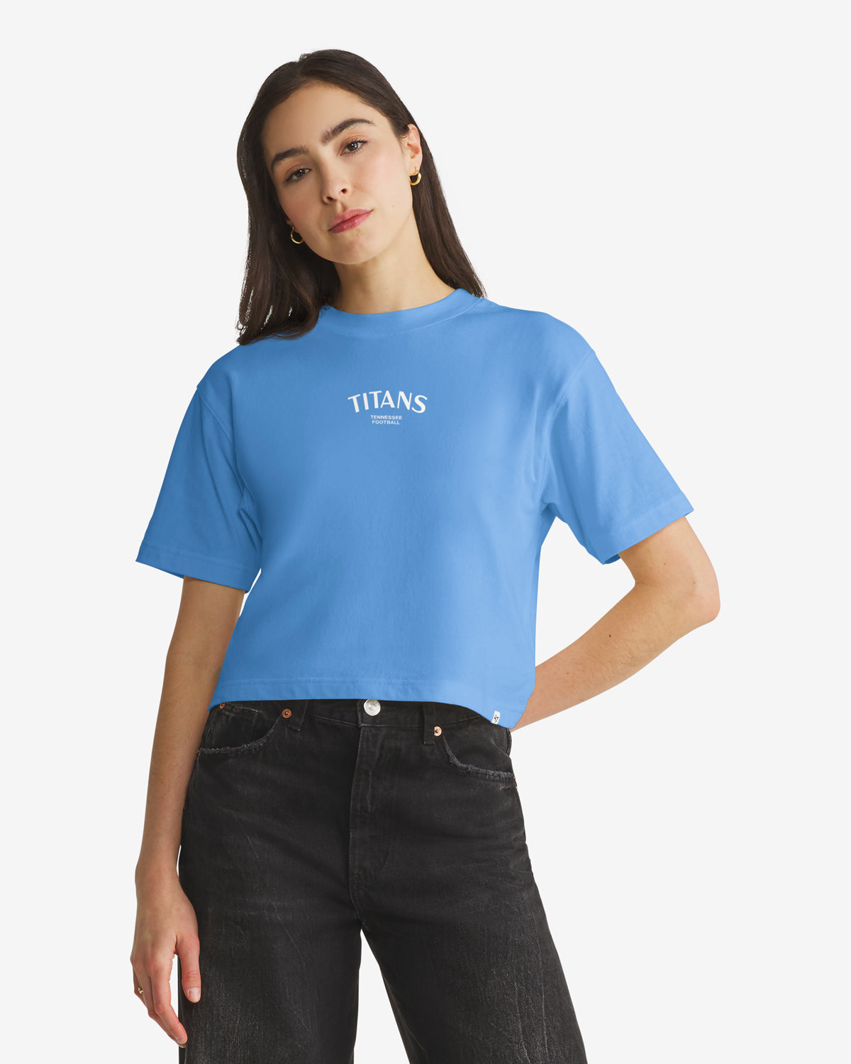 TENNESSEE TITANS HADRIAN '47 FOUNDATION CROP TEE WOMENS