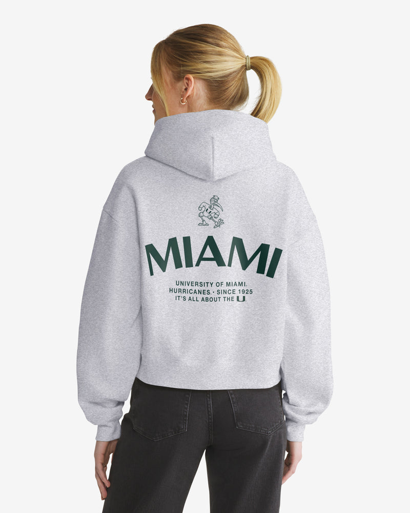 MIAMI HURRICANES HADRIAN '47 FOUNDATION HOOD WOMENS