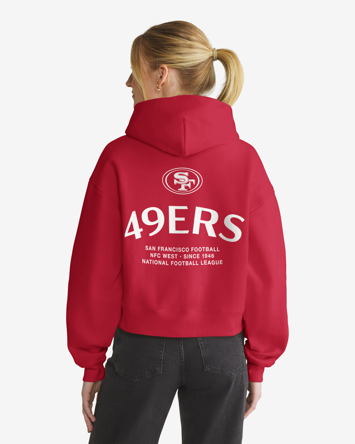 SAN FRANCISCO 49ERS HADRIAN '47 FOUNDATION HOOD WOMENS