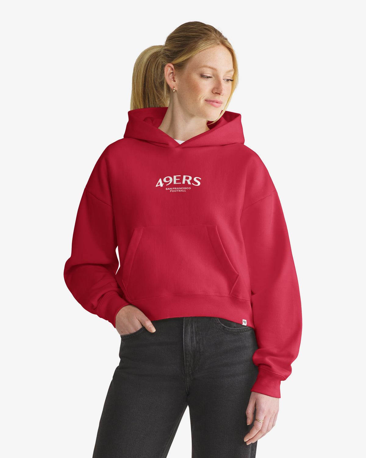 SAN FRANCISCO 49ERS HADRIAN '47 FOUNDATION HOOD WOMENS