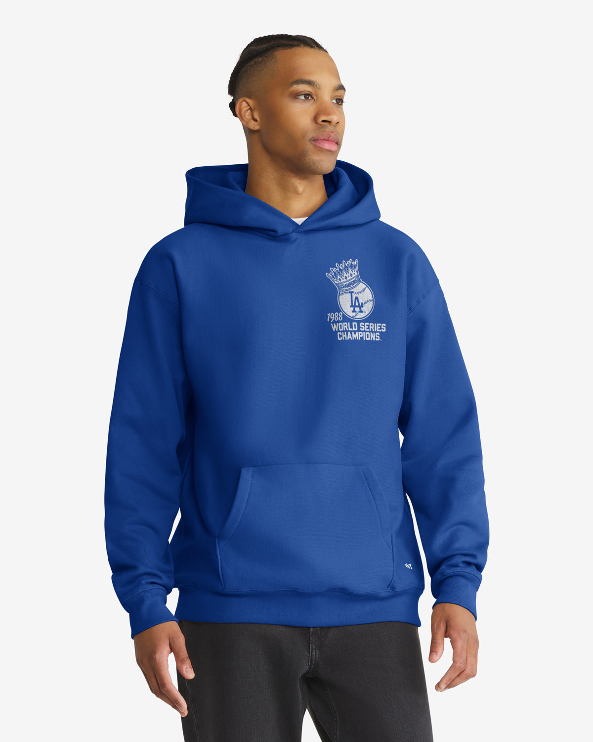 LOS ANGELES DODGERS COOPERSTOWN WORLD SERIES ANOITED '47 FOUNDATION HOOD