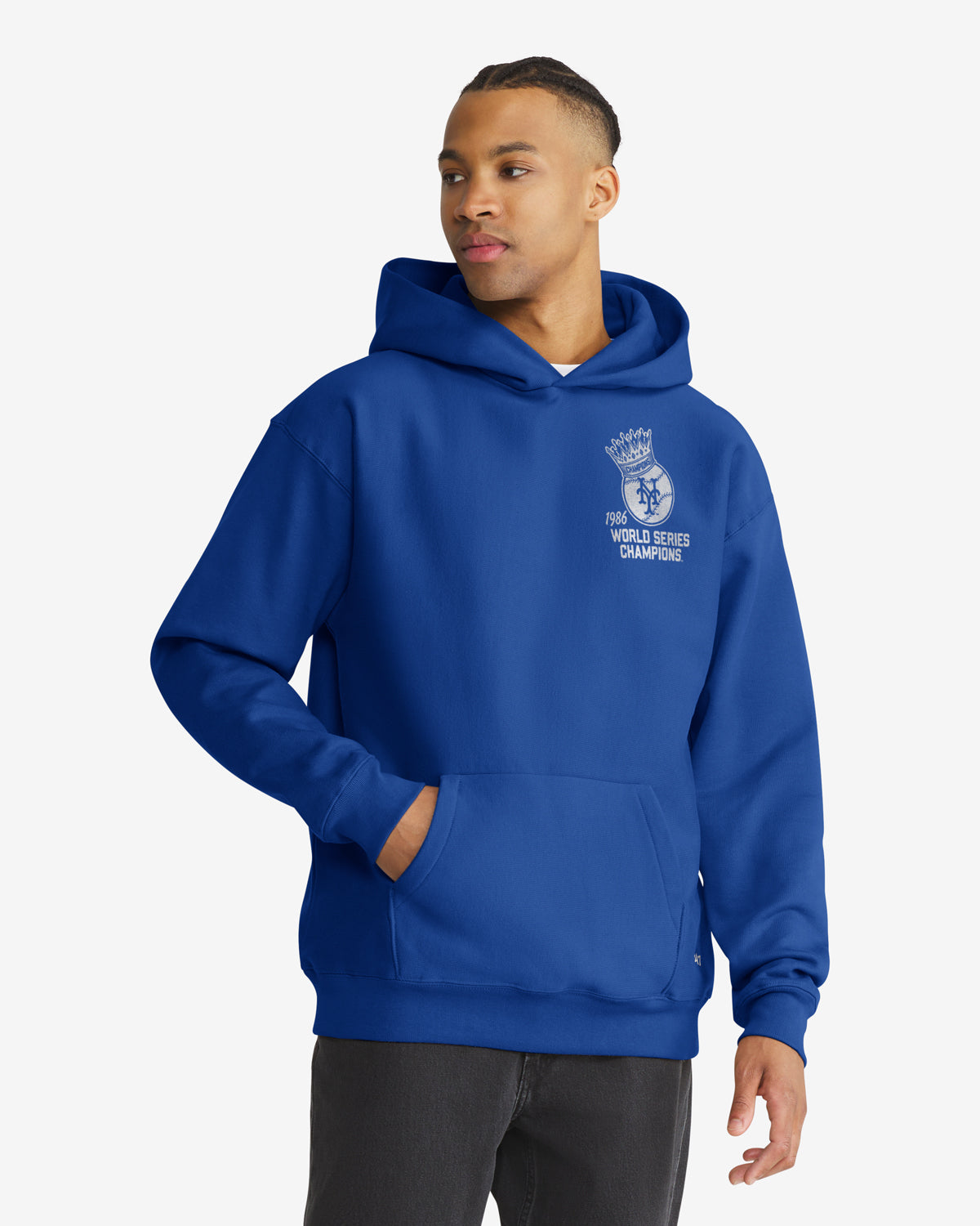 NEW YORK METS COOPERSTOWN WORLD SERIES ANOITED '47 FOUNDATION HOOD