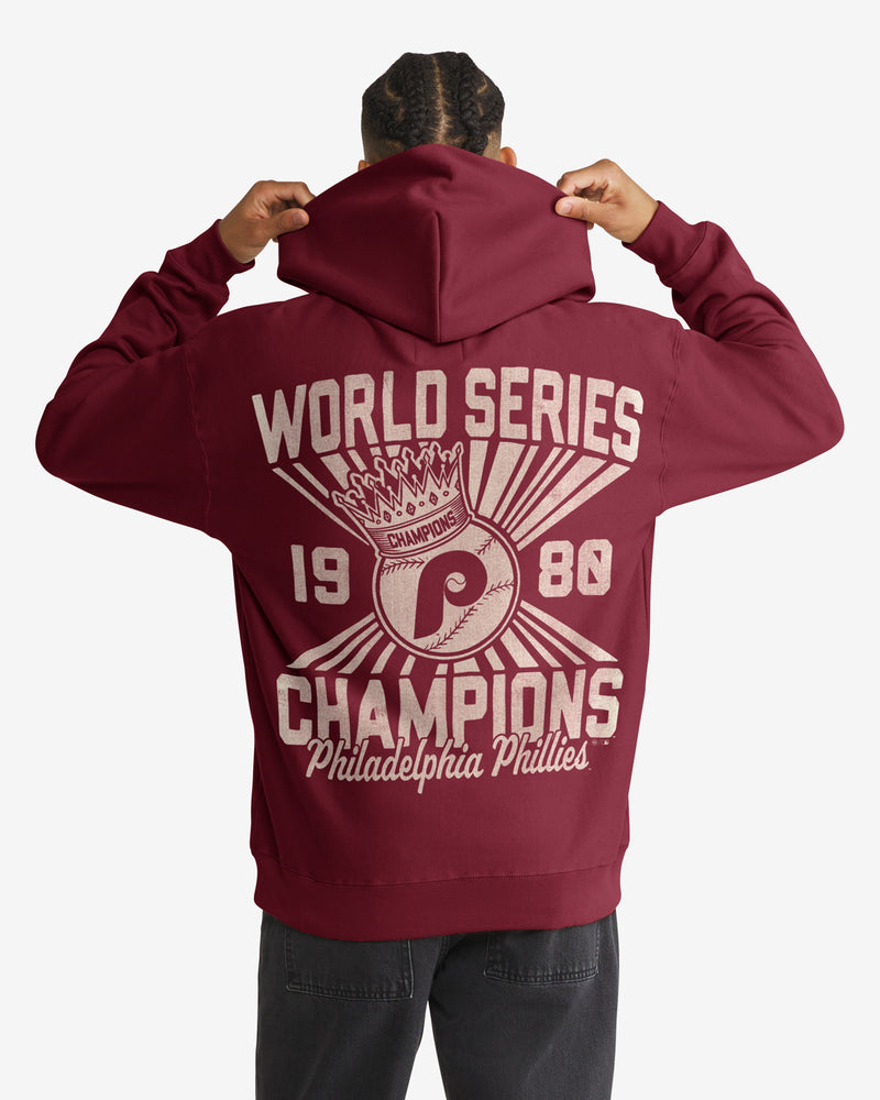 PHILADELPHIA PHILLIES COOPERSTOWN WORLD SERIES ANOITED '47 FOUNDATION HOOD