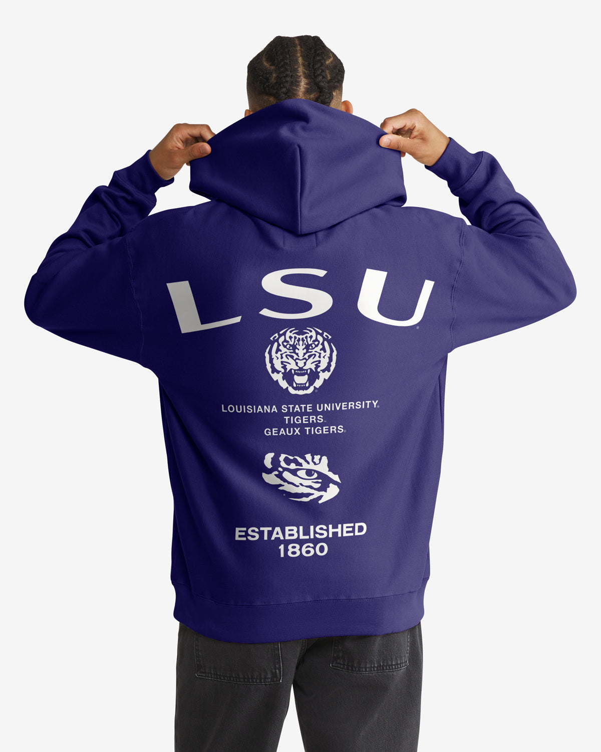 LOUISIANA STATE TIGERS LSU CONSTANTINE '47 FOUNDATION HOOD