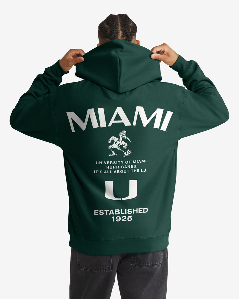 MIAMI HURRICANES CONSTANTINE '47 FOUNDATION HOOD