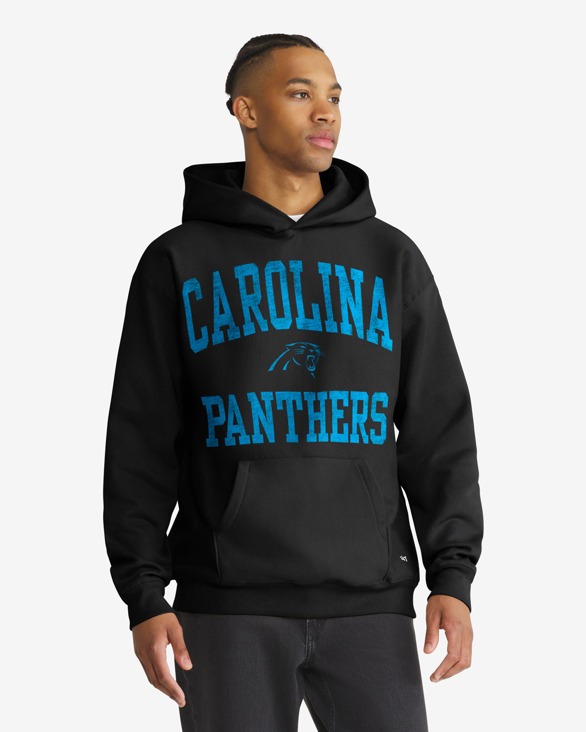 CAROLINA PANTHERS CAMPUS STACK ARCHED '47 FOUNDATION HOOD