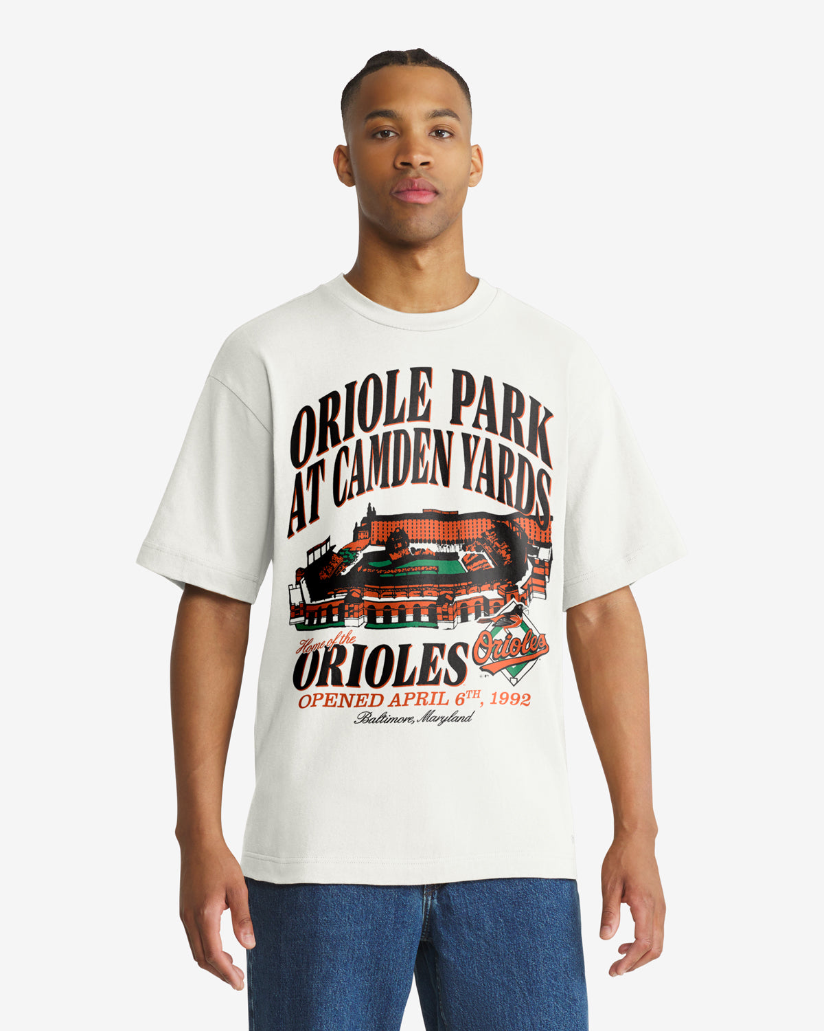 BALTIMORE ORIOLES COOPERSTOWN BLEACHER '47 FOUNDATION TEE