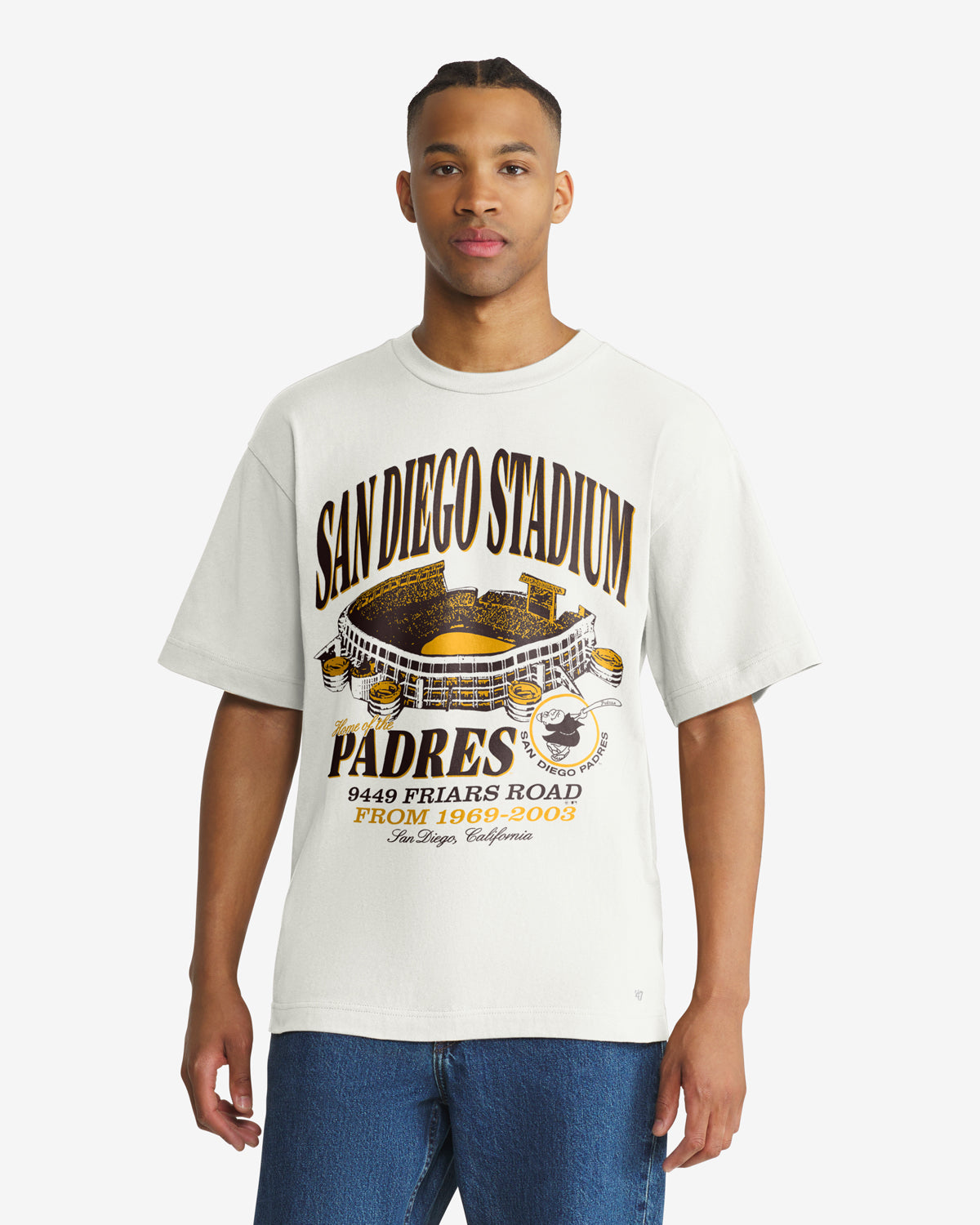 SAN DIEGO PADRES COOPERSTOWN BLEACHER '47 FOUNDATION TEE